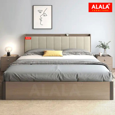 Giường ngủ ALALA20 + 2 hộc kéo / Miễn phí vận chuyển và lắp đặt/ Đổi trả 30 ngày/ Sản phẩm được bảo hành 5 năm từ thương hiệu ALALA/ Chịu lực 700kg