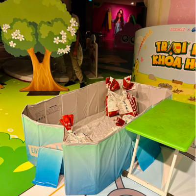 BỂ BƠI GẤP XẾP - KHÔNG CẦN BƠM - DÙNG ĐƯỢC NGAY