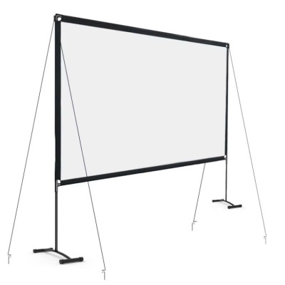 Màn chiếu di động gấp gọn ngoài trời 2 chân ApolloTỷ lệ 16:9- Hàng nhập khẩu