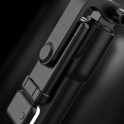 Gậy chụp ảnh cầm tay, kệ đỡ điện thoại 3 chân Rhino KP101 kèm bóng đèn LED với 6 thanh inox dài - Hàng chính hãng