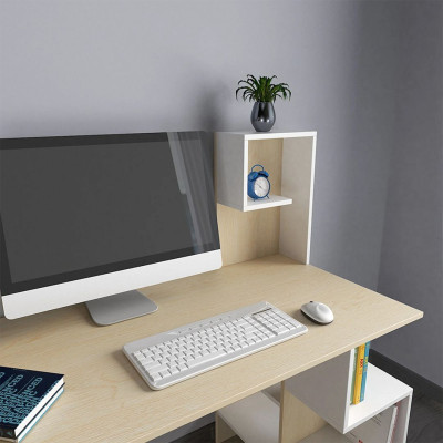 Bàn làm việc hiện đại liền tủ sách SMLIFE Darkside