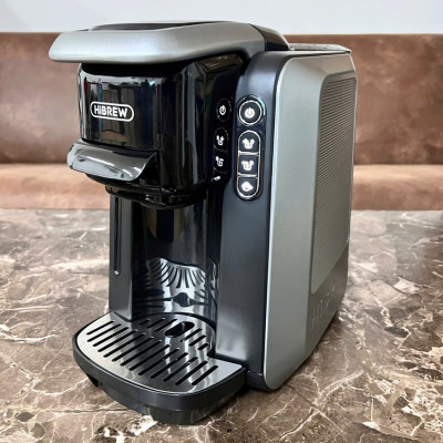 Máy pha cà phê 4 trong 1, Espresso, Viên Nén Nespresso, Nescafe Dolce, Kcup Thương hiệu Mỹ cao cấp HiBREW - H6 - HÀNG CHÍNH HÃNG