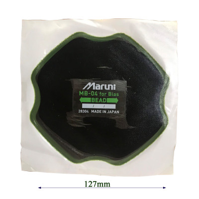 Hộp 10 miếng vá lốp có bố MB-04 Maruni - Nhật (Size: 127mm)