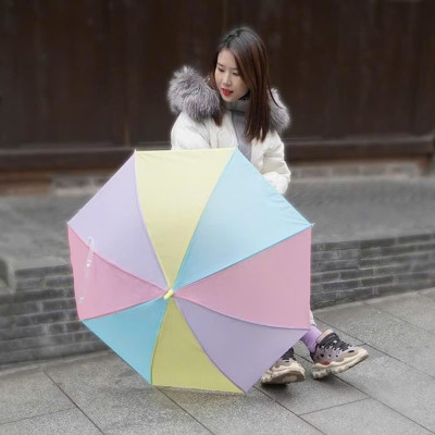 Ô Trong Suốt Cầu Vồng Nhiều Màu, Dài 70cm, Đường Kính 95cm, Phù Hợp Sự Kiện, Sống Ảo - HÀNG CHÍNH HÃNG MINIIN