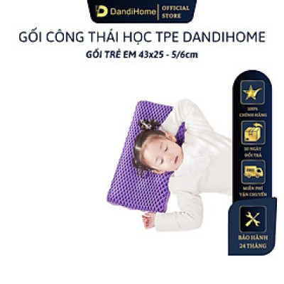 Gối công thái học TPE DandiHome - chống đau cổ vai gáy
