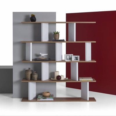 Giá sách gia đình nhỏ gọn từ gỗ SMLIFE Ballard