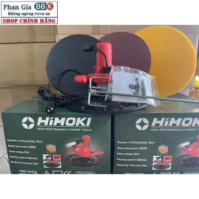 Máy Xoa Vữa Trát Tường Cầm Tay Cao Cấp HIMOKI - Công Suất Lớn 2500W, Xoa Phẳng Mọi Bề Mặt (Bảo hành 6 tháng)