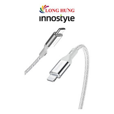 Cáp Innostyle PowerFlex USB-C to Lightnng 1.5m 20/30/60W ICL150AL - Hàng chính hãng
