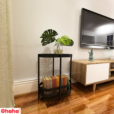 KỆ TRANG TRÍ PHÒNG KHÁCH SANG TRỌNG CAO CẤP OHAHA - KTT028