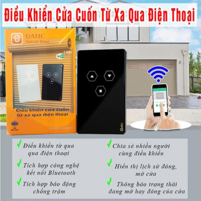 Công Tắc Cửa Cuốn Wifi Hunonic Door S Phiên Bản Mới 2024 Mở Cửa Ngay Cả Khi Không Có Internet