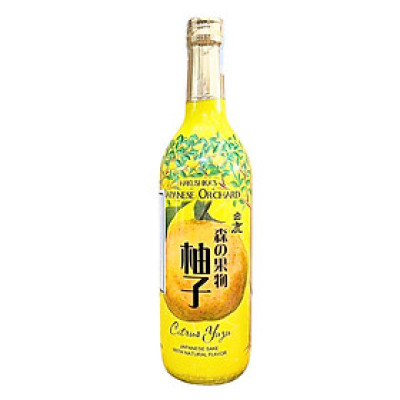 Rượu Hakushika Orchard Citrus Yuzu 10% 720ML (Tatsuuma Honke Brewing)
