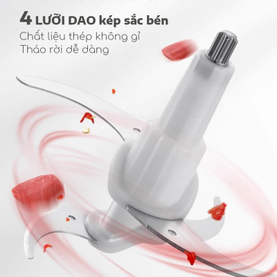 Máy xay thịt đa năng SEKA SK2288 cối thuỷ tinh, công suất 500W, bảo hành 12 tháng hàng nhập khẩu