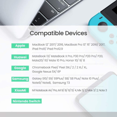 Ugreen UG1023010230TK 1 sợi 1M và 1 sợi 2M hỗ trợ sạc nhanh pd 100w màu xám đen cáp USB type C đầu nhôm chống nhiễu - HÀNG CHÍNH HÃNG