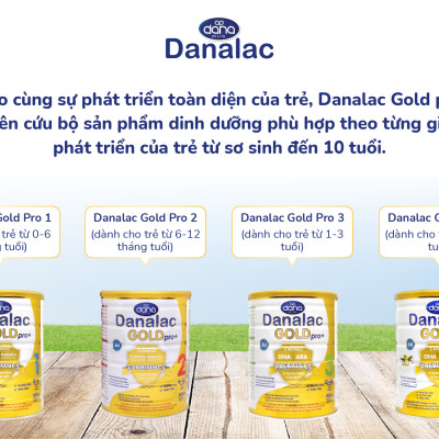 Sữa Danalac Gold Pro+ Số 1 Cho Bé 0- 6 Tháng Hỗ Trợ Bé Ăn Ngon Tiêu Hóa Tốt