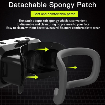 Kính Thực Tế Ảo VR Shinecon SC-G13 Cho Điện Thoại  4.7-7.2 Inch - Hàng Chính Hãng