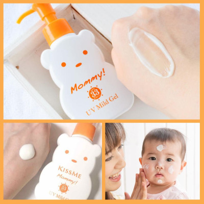 Kem Chống Nắng Dành Cho Bé Từ 06 Tháng Và Người Có Làn Da Nhạy Cảm Kissme Mommy (Chai 100 G)