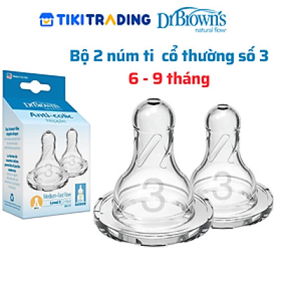 Bộ 2 núm ti Dr.Brown