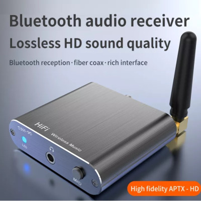 Bộ Thu Âm Thanh Không Dây Bluetooth 5.2 Hỗ Trợ Cổng AUX/COAXIAL/OPTICAL D300-HD - Hàng Nhập Khẩu