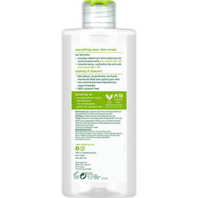 Nước cân bằng da Simple Kind To Skin Soothing Facial Toner giúp làm dịu da (200ml) - Hàng chính hãng