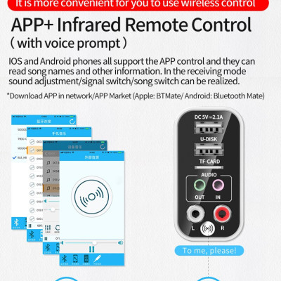 Hàng Chính Hãng - Bộ Thu Phát Bluetooth K16-JA Bluetooth 5.0 Phạm Vi Kết Nối 15m Chế Độ Chuyển Đổi Linh Hoạt Đa Dạng Nguồn Phát Blueooth TF USB AV 3.5mm Remote Sạc USB Kép 5V/2.1A Tự Động Kết Nối Giải Mã HD Hỗ Trợ Thẻ Nhớ Lên Tới 128Gb - ROGTZ