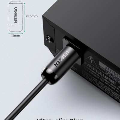 Ugreen UG70891AV122TK 1.5M cáp quang Toslink Optical đầu mạ vàng 24k âm thanh 7.1 màu đen - HÀNG CHÍNH HÃNG