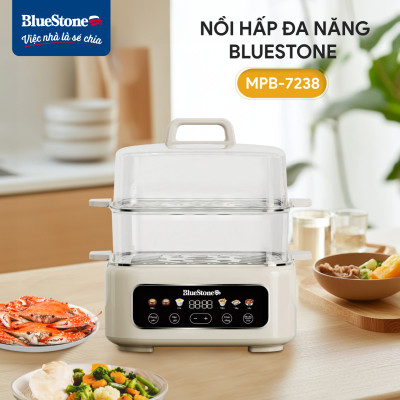Nồi Hấp Đa Năng BlueStone MPB-7238 - 17 lít - 1300W - Điều khiển cảm ứng - Hàng Chính Hãng