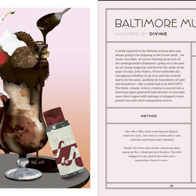 Sách - Dragtails - Fierce Cocktails Inspired by Drag Royalty by Greg Bailey (UK edition, Hardcover)