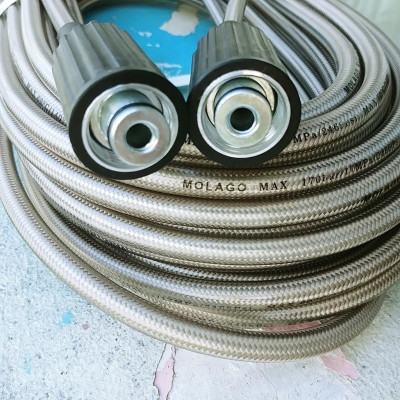 Dây xịt cao áp máy rửa xe Loại Tốt 8m 10m 15m 20m 30m 50m - 2 đầu ren 22mm - Dây xịt áp lực - Phụ kiện máy rửa xe