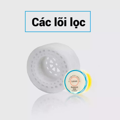 Phụ kiện vòi sen Cuckoo CWCF-CHVT1C: Lõi bổ sung vitamin C và Lõi Clo - Hàng chính hãng