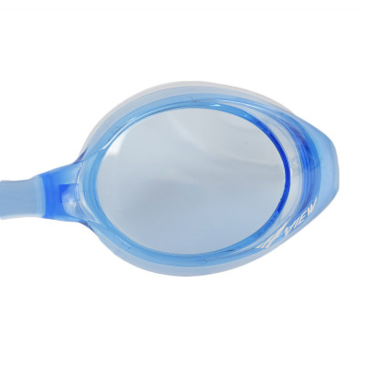 Bộ Kính Bơi VIEW V610 CLB (Xanh Trắng) Chống Sương Mù Chống tia UV Và Nón Bơi View V31 (Trắng) - Hàng chính hãng 100% sản xuất tại Nhật Bản