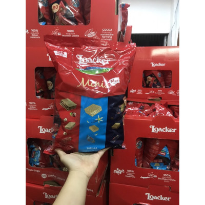 Bánh xốp Loacker nhập khẩu Ý vị bánh xốp mịn, giòn tan, thơm và cung cấp nguồn năng lượng cho cơ thể - Nhiều vị, nhiều size - OZ Slim Store