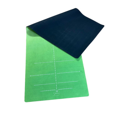 Thảm tập yoga chính hãng Yvonne, Pole Star Green (TẶNG KÈM 3 PHẦN QUÀ) dày 6mm bề mặt nhám, siêu bám, chống trơn trượt, thấm hút mồ hôi, càng nhiều mồ hôi càng bám, dễ vệ sinh, bề đẹp, sang trọng