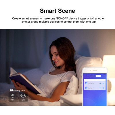 Bảng điều khiển từ xa tiêu chuẩn SONOFF T2EU3C-TX 3 gang công tắc đèn tường WiFi thông minh 433Mhz