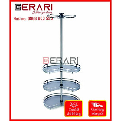  Phụ kiện của tủ áo (Giá treo đồ góc 4 tầng bề mặt bọc da cao cấp mã GW006-2 thương hiệu Gerari)