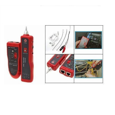 Bộ test dò dây mạng âm tường chuyên nghiệp giá rẻ XQ350 đo cáp mạng RJ45 RJ11