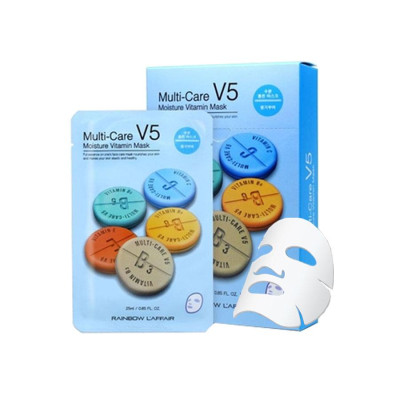 Hộp 10 Mặt nạ dưỡng ẩm - chống lão hóa Rainbow L