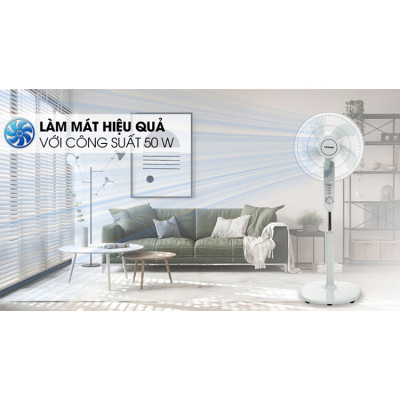 Quạt đứng Toshiba F-LSA10(H)VN (50W) - Xám - Hàng chính hãng