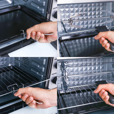 Lò nướng Sharp EO-A323RCSV-ST 32 lít , công suất 1500W - Nướng xiên quay - Hàng chính hãng