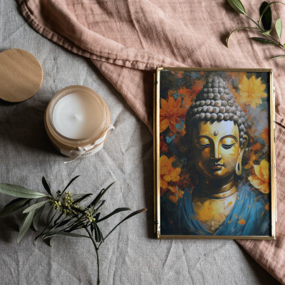 Tranh Đức Phật - Tranh canvas (STA_Ducphat_02) - Quà tặng cho tâm