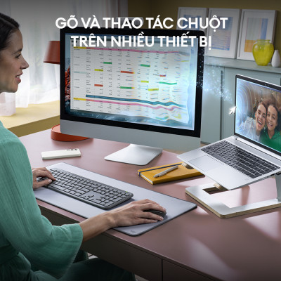 Bộ bàn phím chuột không dây Logitech Signature MK950 - Hàng Chính Hãng