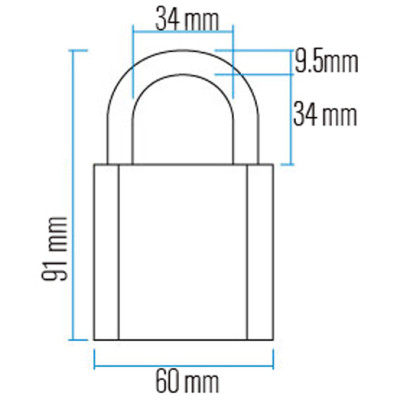Khóa Đồng 65 Series ABUS (60mm)