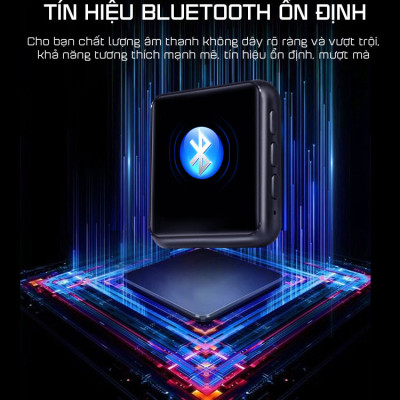 Máy Nghe Nhạc MP3 Ruizu M4 Bộ Nhớ Trong 16Gb - Màn Hình Cảm Ứng 1.8 Inch - Kết Nối Bluetooth 4.0 - Hàng Chính Hãng