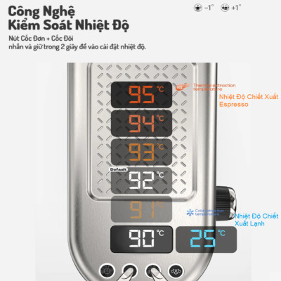 Máy Pha Cà Phê Espresso HiBREW H10B Bán Tự Động Thương Hiệu Mỹ Pha Cappuccino, Lattem 1350W, 20 bar - Bảo Hành 12 Tháng, Hàng Chính Hãng