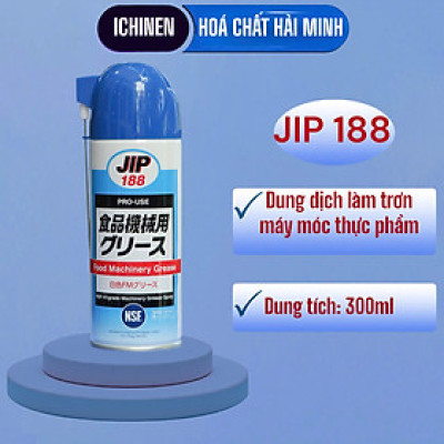 Dung dịch bôi trơn cho chi tiết máy của máy thực phẩm JIP188 300ml- Hàng chính hãng ICHINEN Nhật Bản