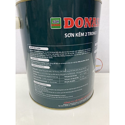 DAF 3278 Sơn Sắt Kẽm Donasa màu Nhũ Bạc _ 3L