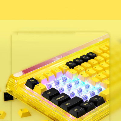 Bàn phím cơ không dây Newmen GM980 Starry Sky Sunset clouds - Sunrise light Nebula - Hàng Chính Hãng 