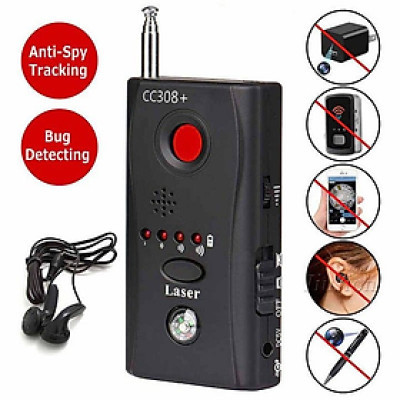 ROGTZ - Máy Phát Hiện Nghe Trộm C308 - Phát Hiện Camera, Định Vị GPS Hiệu Quả, Phát Hiện Đa Tần Số, Công Nghệ Quét Hồng Ngoại, Cảnh Báo Thông Minh, Pin 500mAh Hoạt Động Bền Bỉ, Thiết Kế Hiện Đại - Hàng Chính Hãng