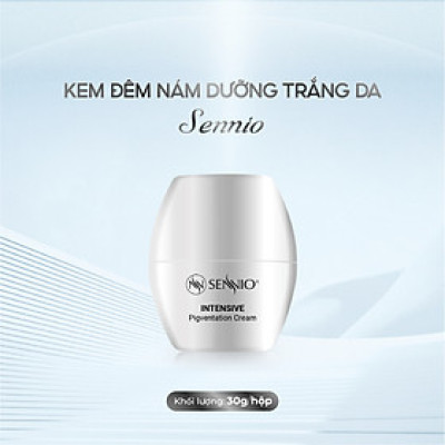 Kem dưỡng ẩm Sennio Intensive Pigmentation Cream dưỡng trắng da xoá mờ sạm nám chống lão hoá ban đêm 30ml SNO 810