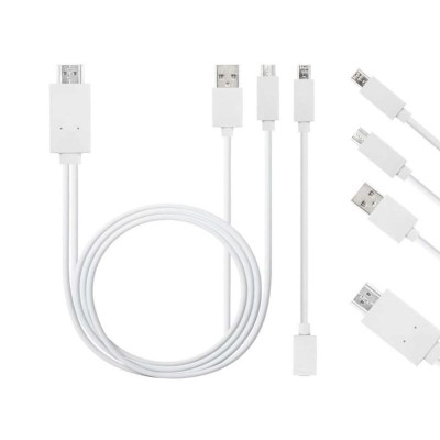 Cáp chuyển tín hiệu từ điện thoại lên tivi HDMI MHL 11 Pin