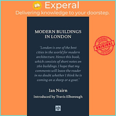 Sách - Modern Buildings in London by Ian Nairn (UK edition, hardcover)